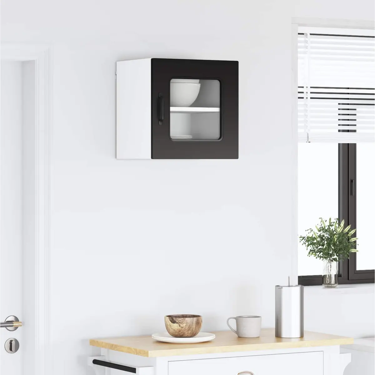 Dishwasher Panel Replacement Kitchen Cupboard Door Cover 40x31x40cm Black