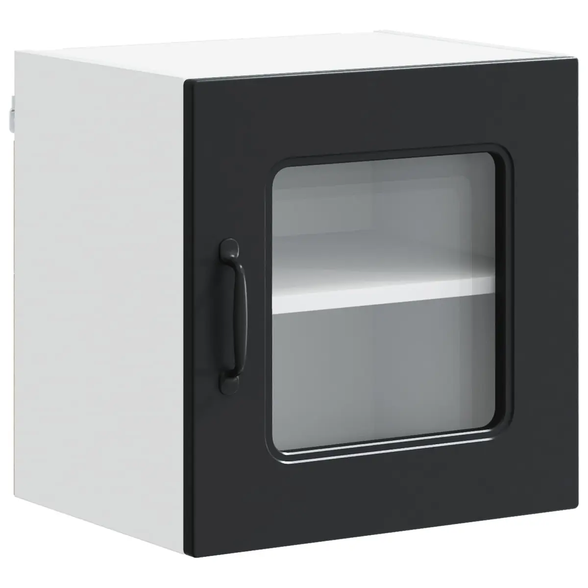 Dishwasher Panel Kitchen Cabinet Black Engineered Wood Storage 40x31x40cm