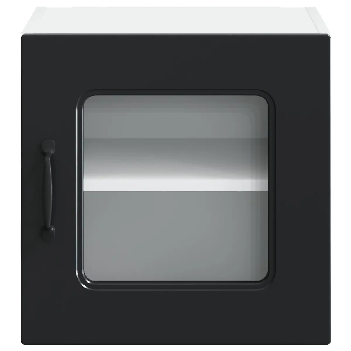 Dishwasher Panel Kitchen Cabinet Black Engineered Wood Storage 40x31x40cm