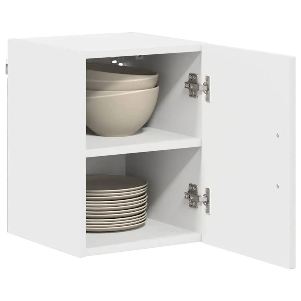 Dishwasher Panel White Engineered Wood Kitchen Cabinet Door Cover 2 pcs
