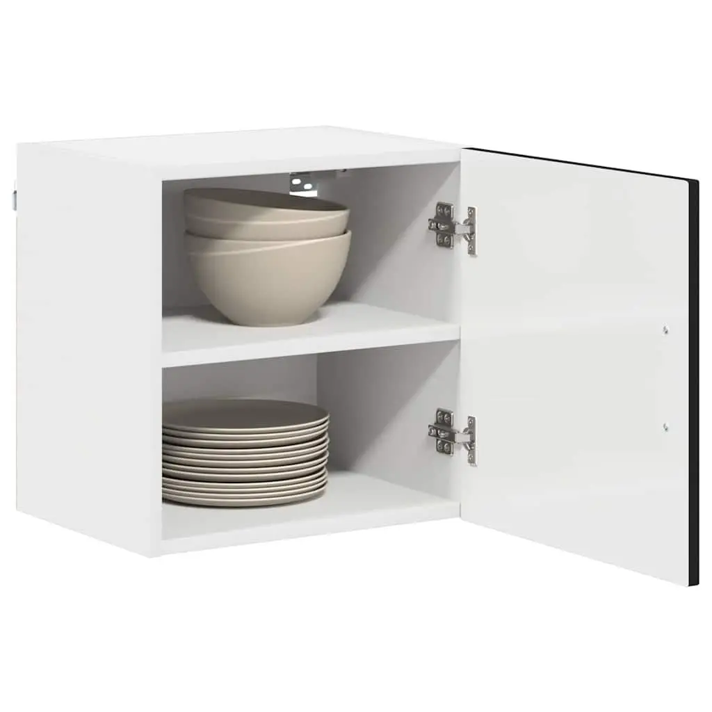 Dishwasher Panel Cabinet Storage 40 x 31 x 40 cm Black Engineered Wood