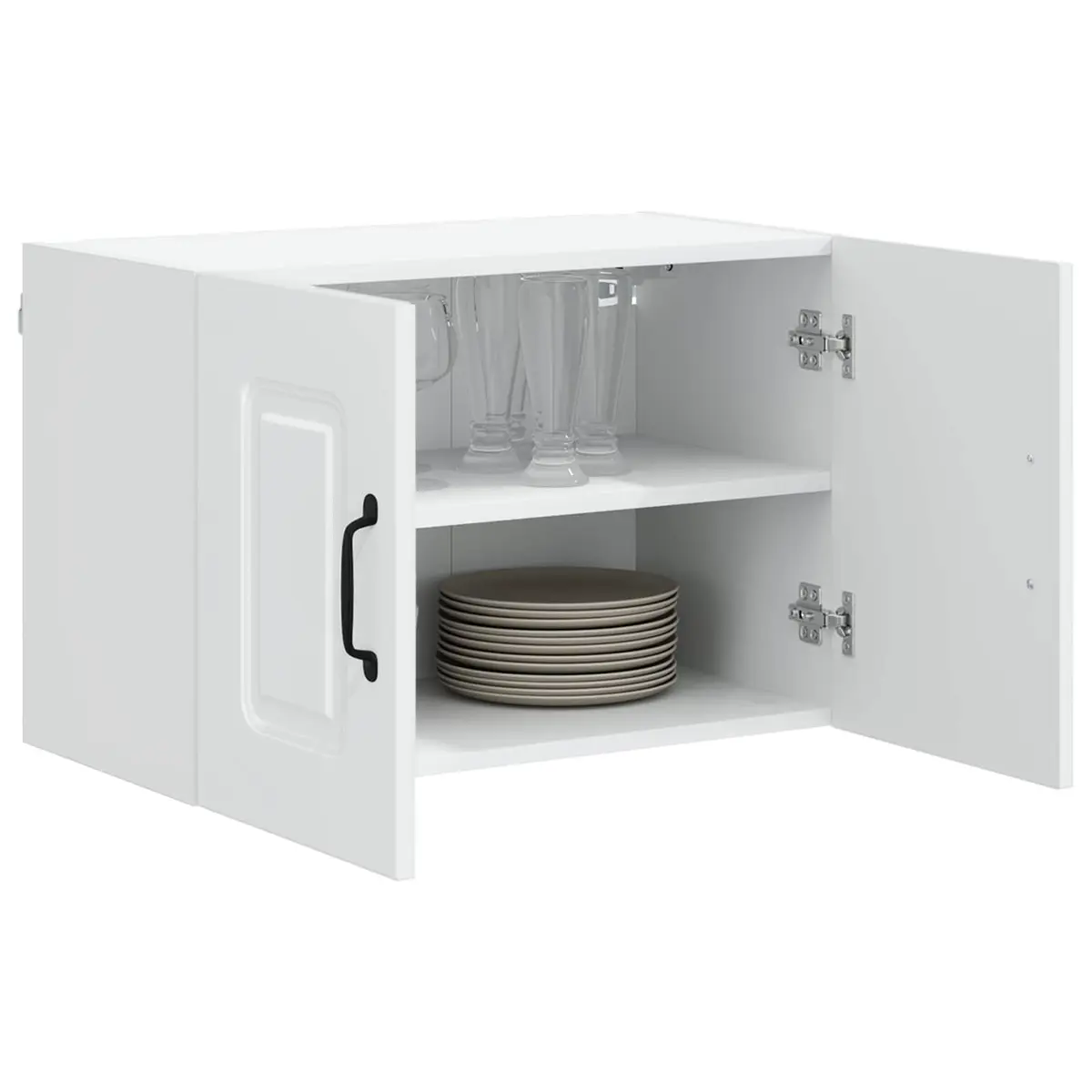 Dishwasher Panel Kitchen Cabinet White Engineered Wood Storage Unit 60x31x40cm