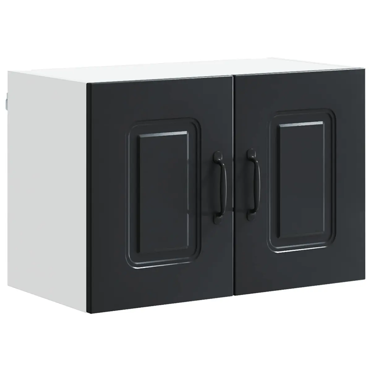 Black Kitchen Cabinet with Ample Storage 60 x 31 x 40 cm