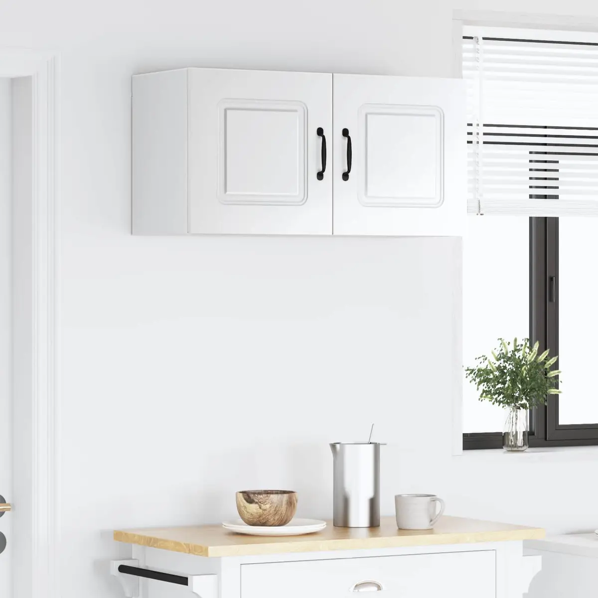 High Gloss White Kitchen Dishwasher Panel Cabinet 80x31x40cm