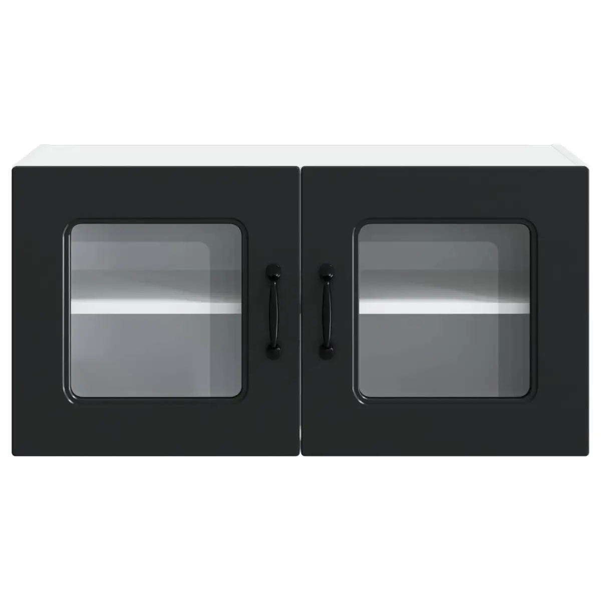 Kitchen Cabinet Dishwasher Panel Storage Organizer 80 x 31 x 40 cm Black Engineered Wood