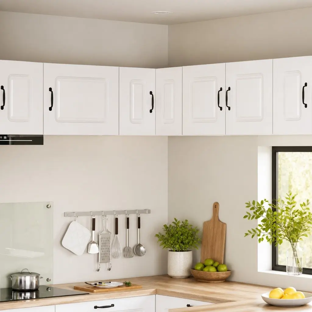 Kitchen Cabinet Storage Engineered Wood 57x57x40cm White