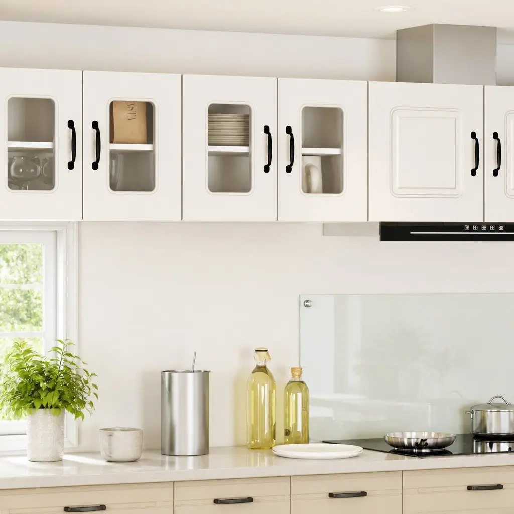 Dishwasher Panel White Kitchen Cabinet Engineered Wood Storage Unit 60x31x40cm