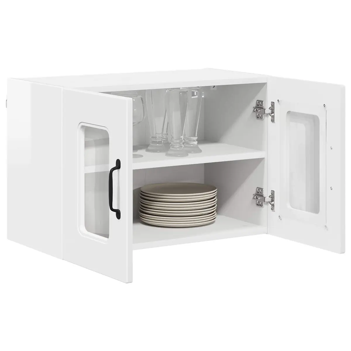 Dishwasher Panel White Kitchen Cabinet Engineered Wood Storage Unit 60x31x40cm