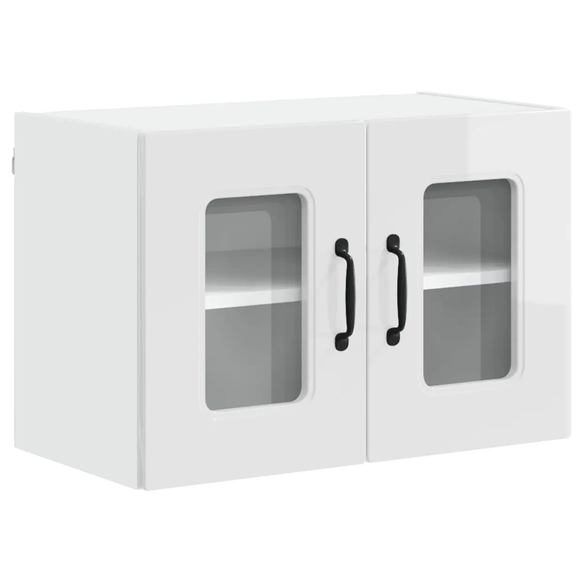 Kitchen Dishwasher Panel Cabinet High Gloss White Engineered Wood Storage