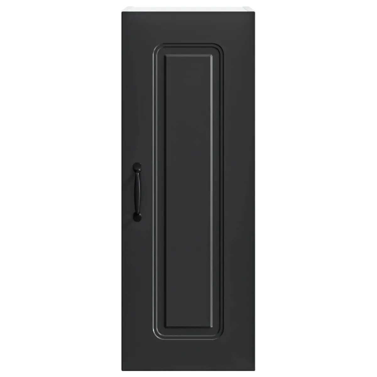 Dishwasher Panel Kitchen Cabinet Black Engineered Wood Storage Organiser