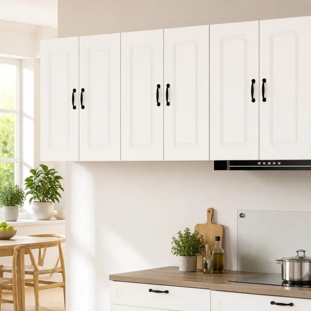 Kitchen Dishwasher Panel Cabinet High Gloss White Engineered Wood Storage