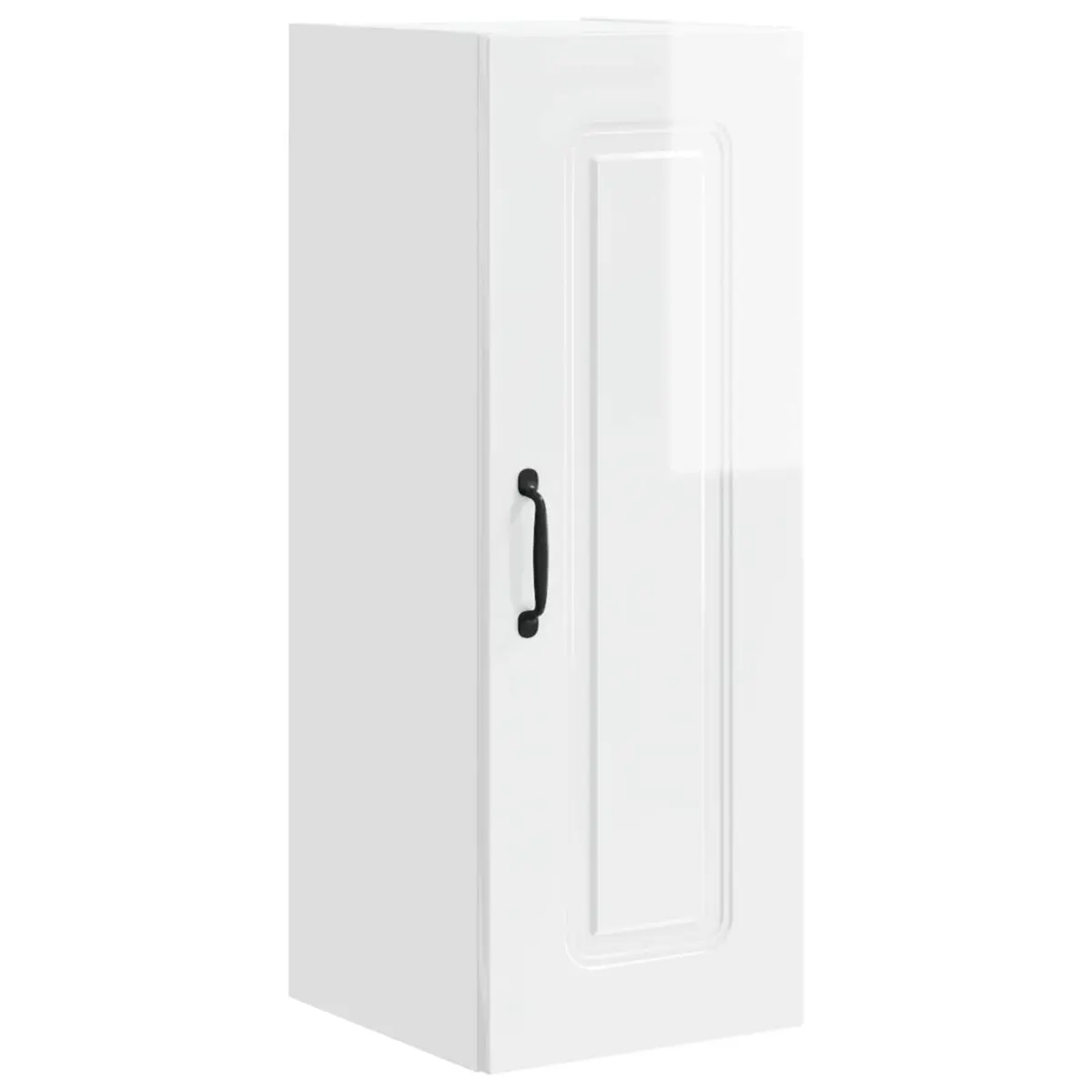 Kitchen Dishwasher Panel Cabinet High Gloss White Engineered Wood Storage