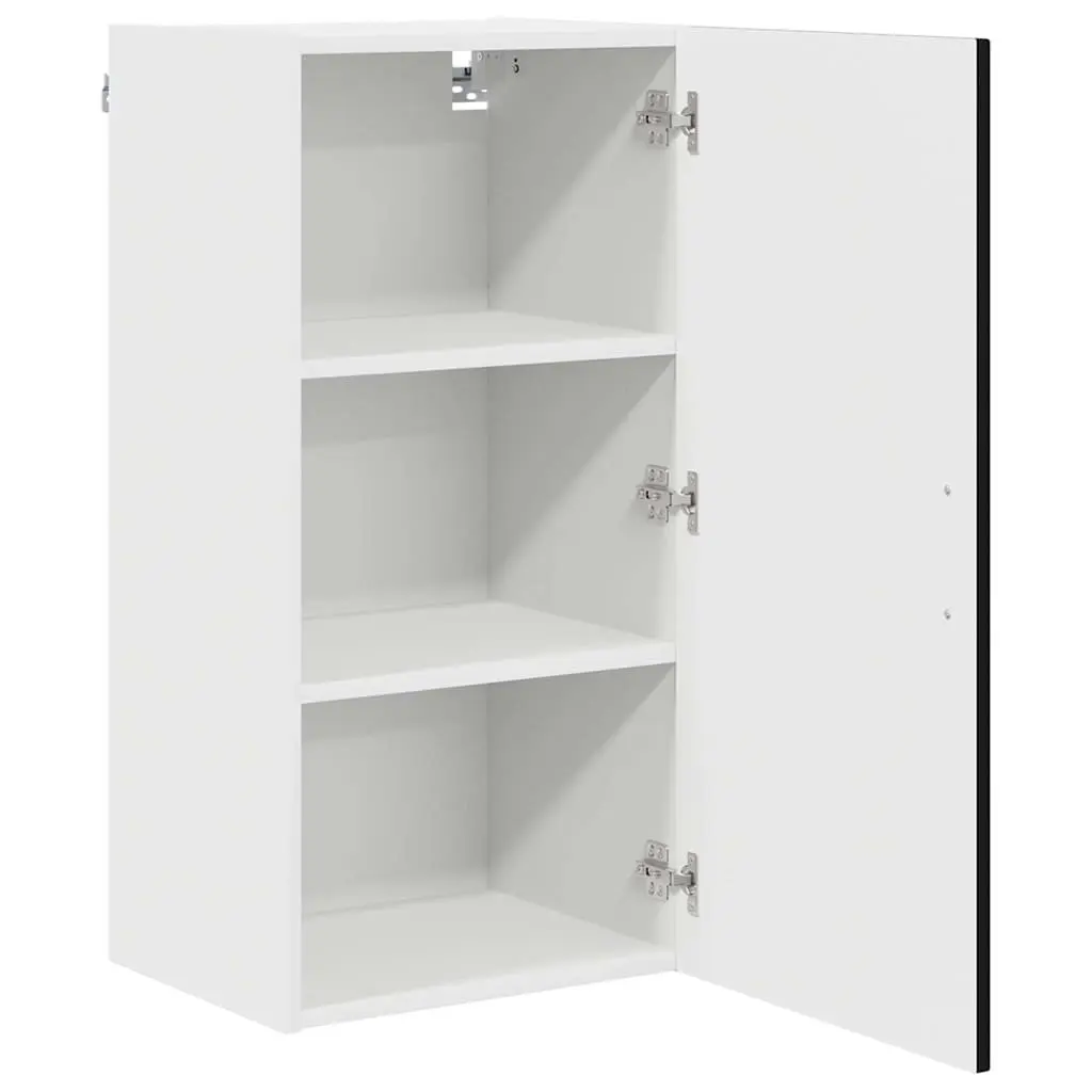 Dishwasher Panel Kitchen Cabinet Storage Furniture Black Engineered Wood 40x31x80 cm