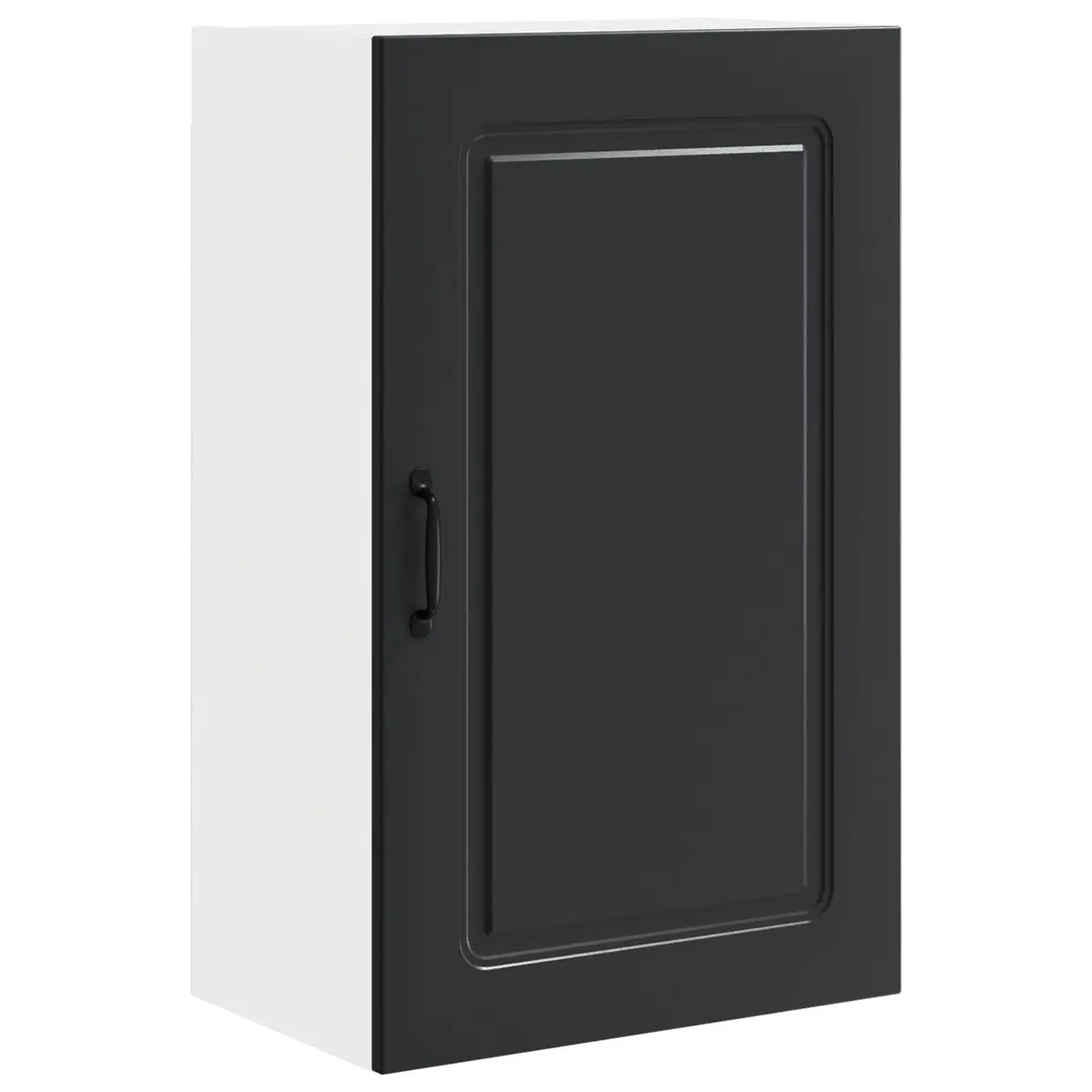 Dishwasher Panel Kitchen Cabinet Storage Unit 50x31x80cm Black Engineered Wood