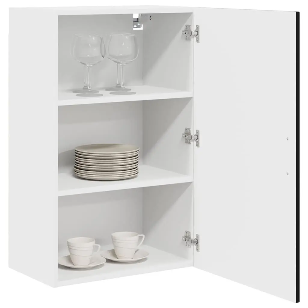 Dishwasher Panel Kitchen Cabinet Storage Unit 50x31x80cm Black Engineered Wood