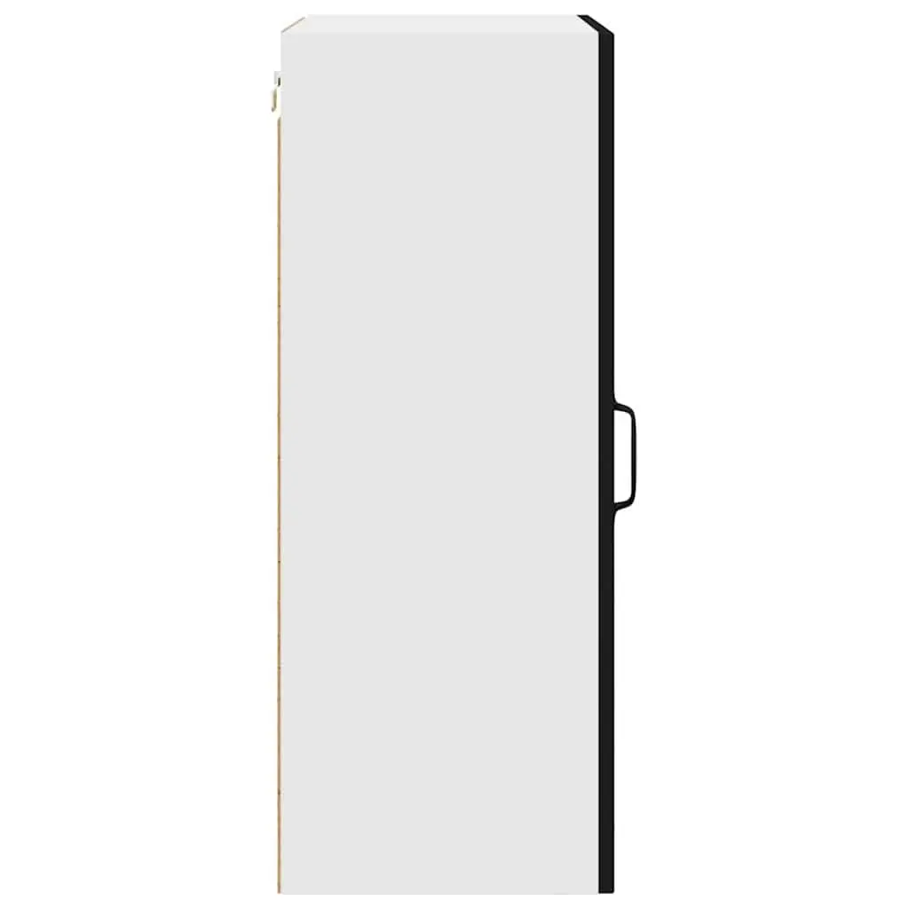 Dishwasher Panel Kitchen Cabinet Storage Unit 50x31x80cm Black Engineered Wood