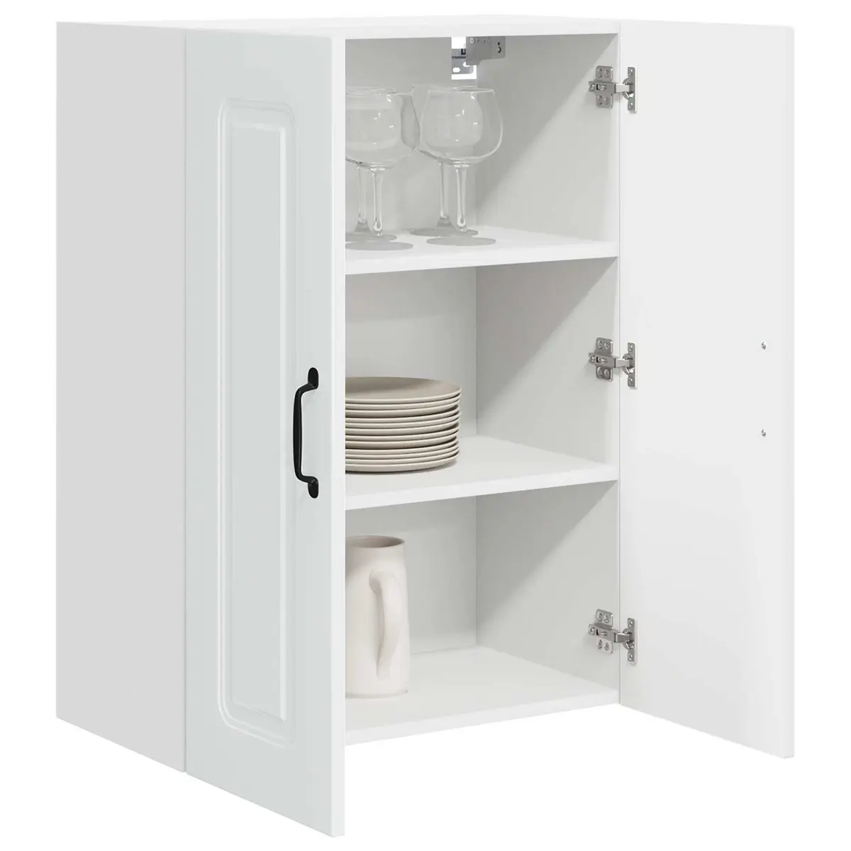 High Gloss White Kitchen Cabinet for Storage