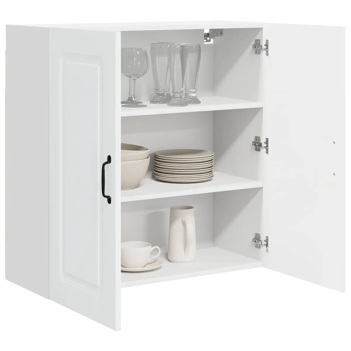 Kitchen Cabinet Storage Panel 80x31x80cm White Engineered Wood for Dishwasher