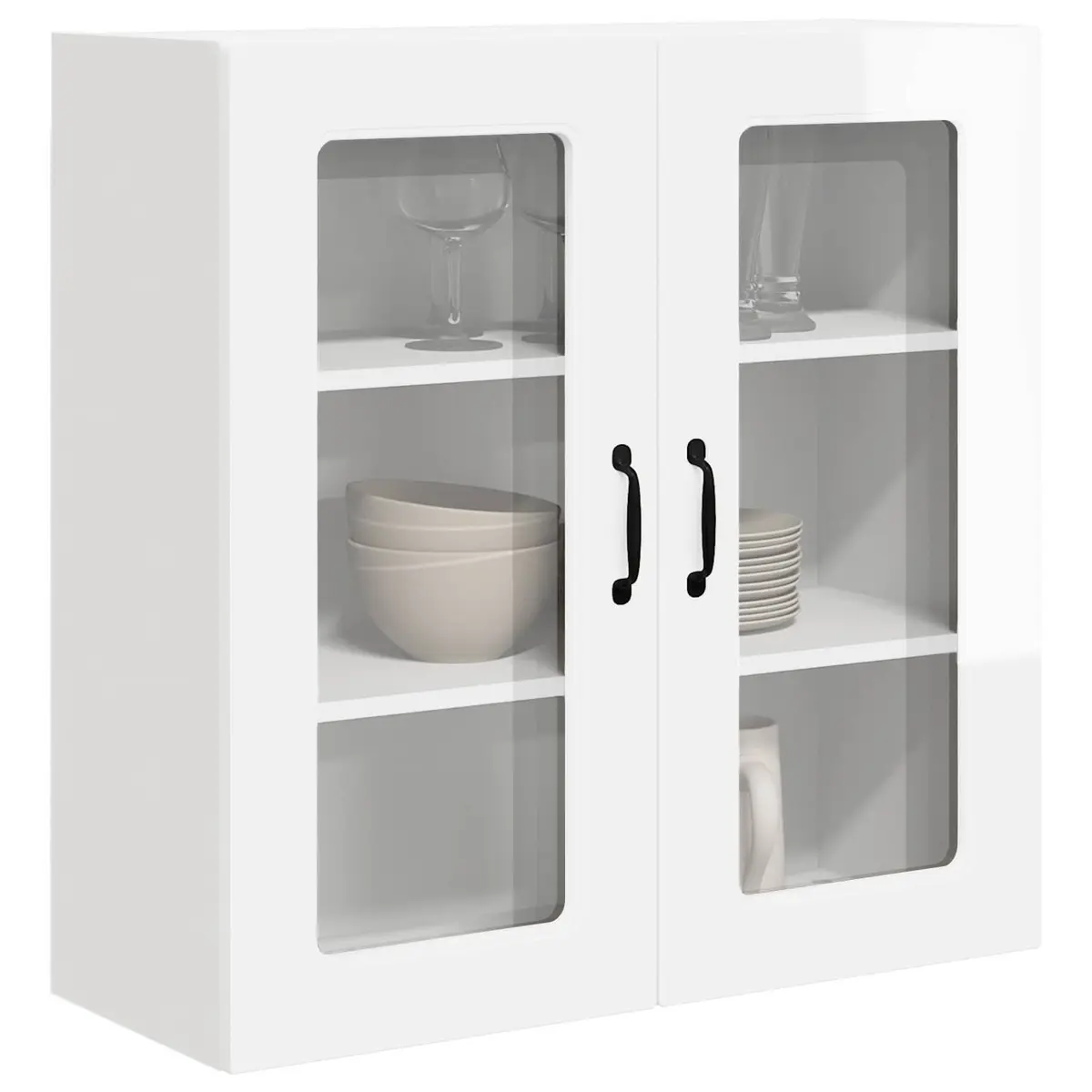 High Gloss White Dishwasher Panel 80x31x80cm Kitchen Cover