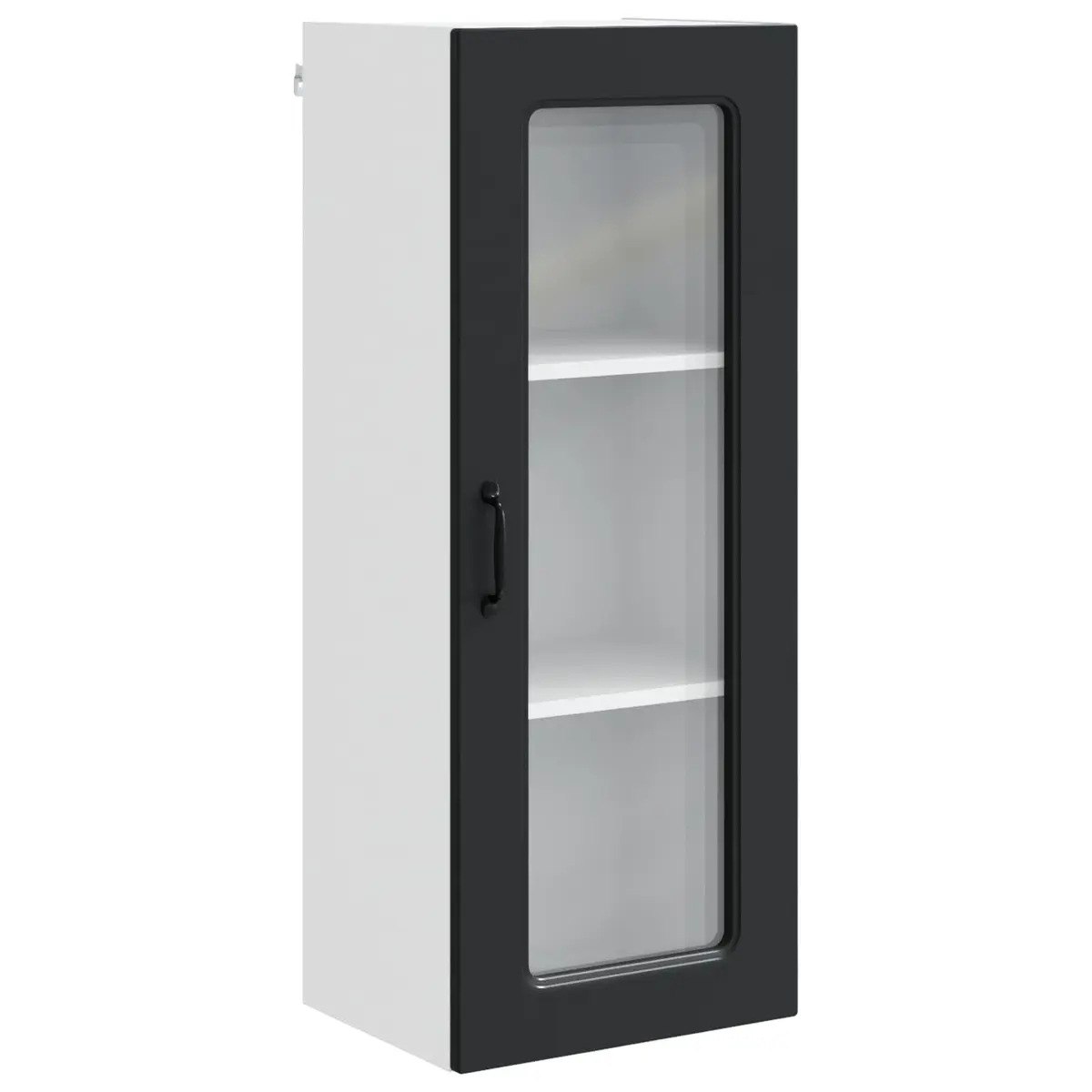 Dishwasher Panel Kitchen Cabinet Black Engineered Wood Storage 40 x 31 x 100 cm