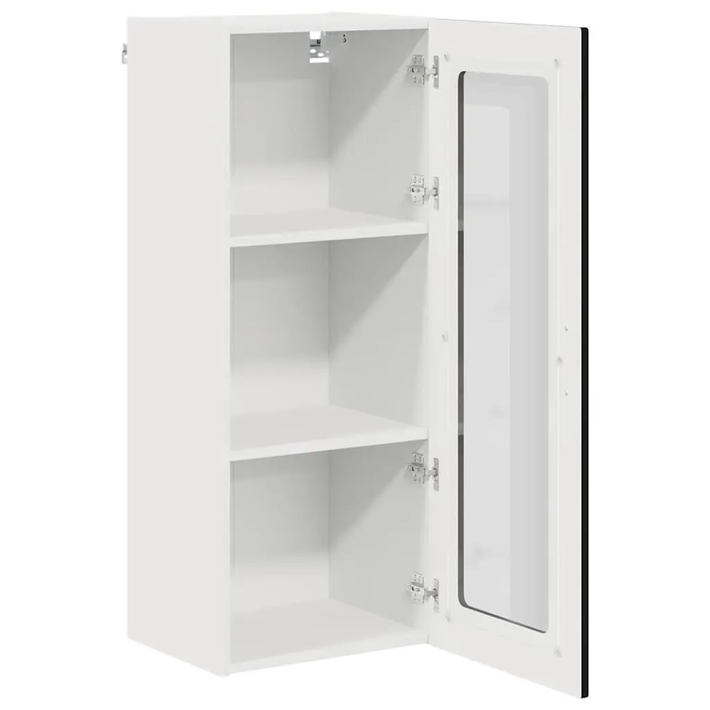 Dishwasher Panel Kitchen Cabinet Black Engineered Wood Storage 40 x 31 x 100 cm