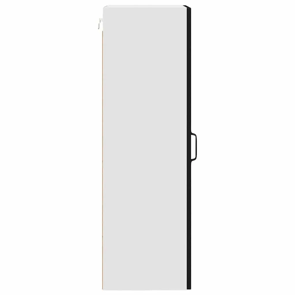 Dishwasher Panel Kitchen Cabinet Black Engineered Wood Storage 40 x 31 x 100 cm