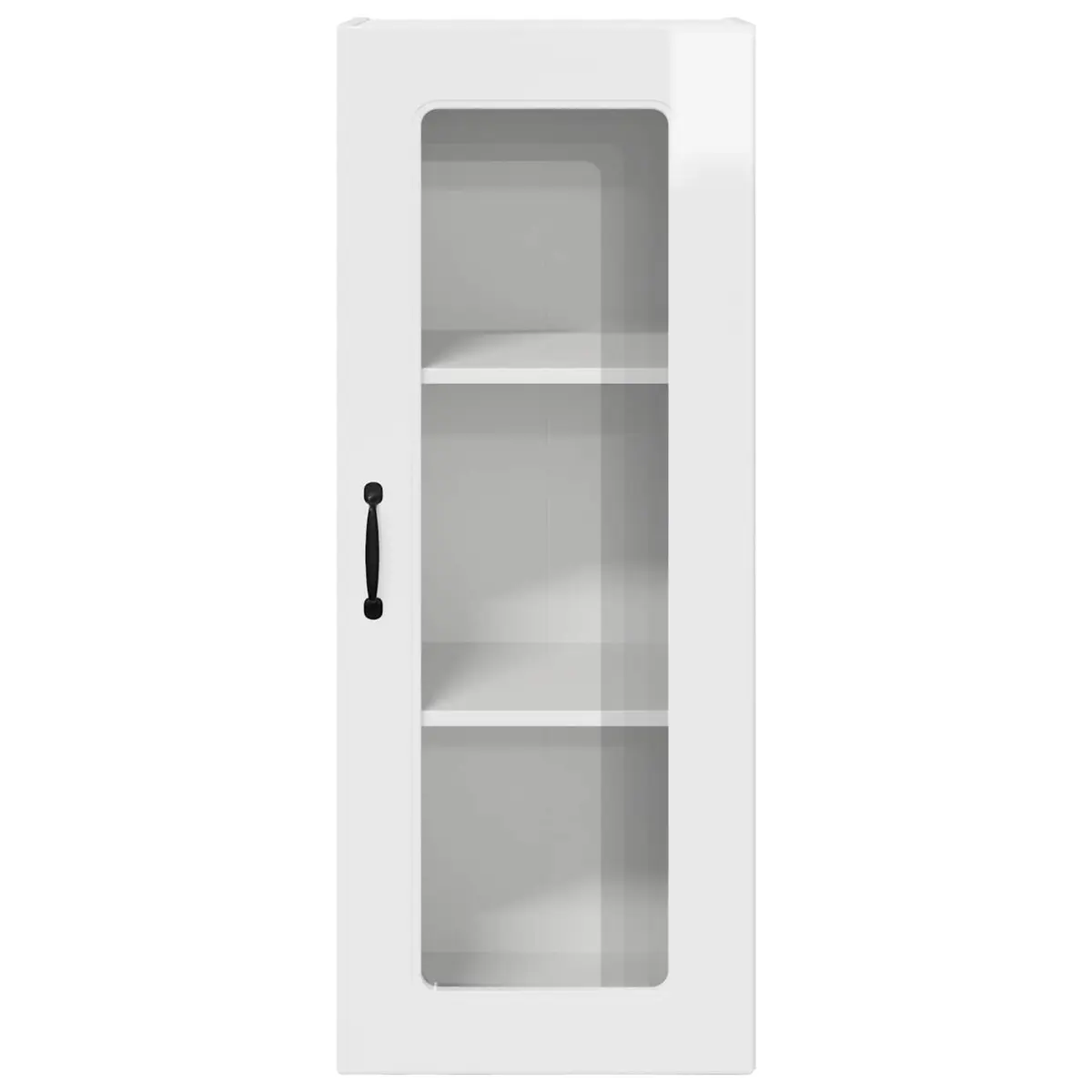 Kitchen Cabinet Storage Organiser High Gloss White 40x31x100cm