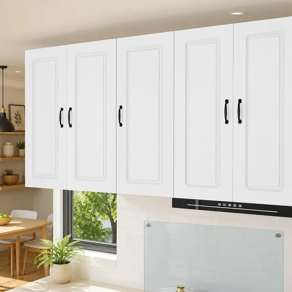 Kitchen Cabinet Dishwasher Panel Storage Organiser White Engineered Wood 40 x 31 x 100 cm