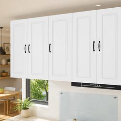 Value-Driven White Kitchen Cabinet for Practical Use