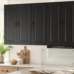 Reliable Black Kitchen Cabinet for Smart Storage