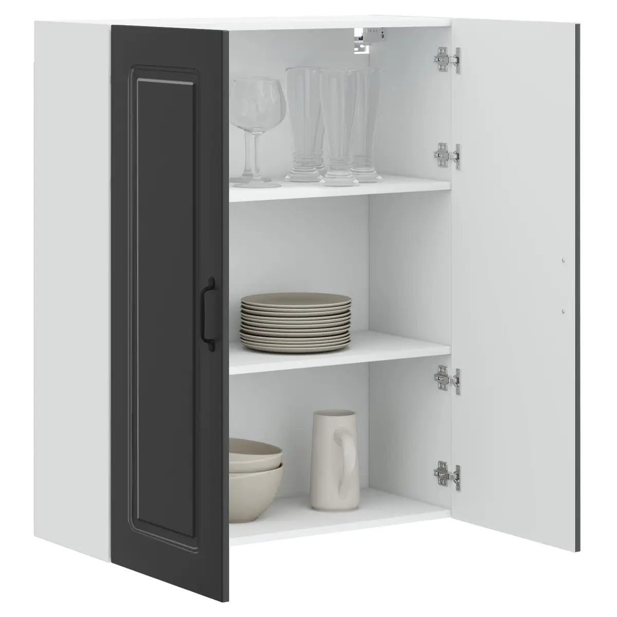 Black Kitchen Storage Cabinet