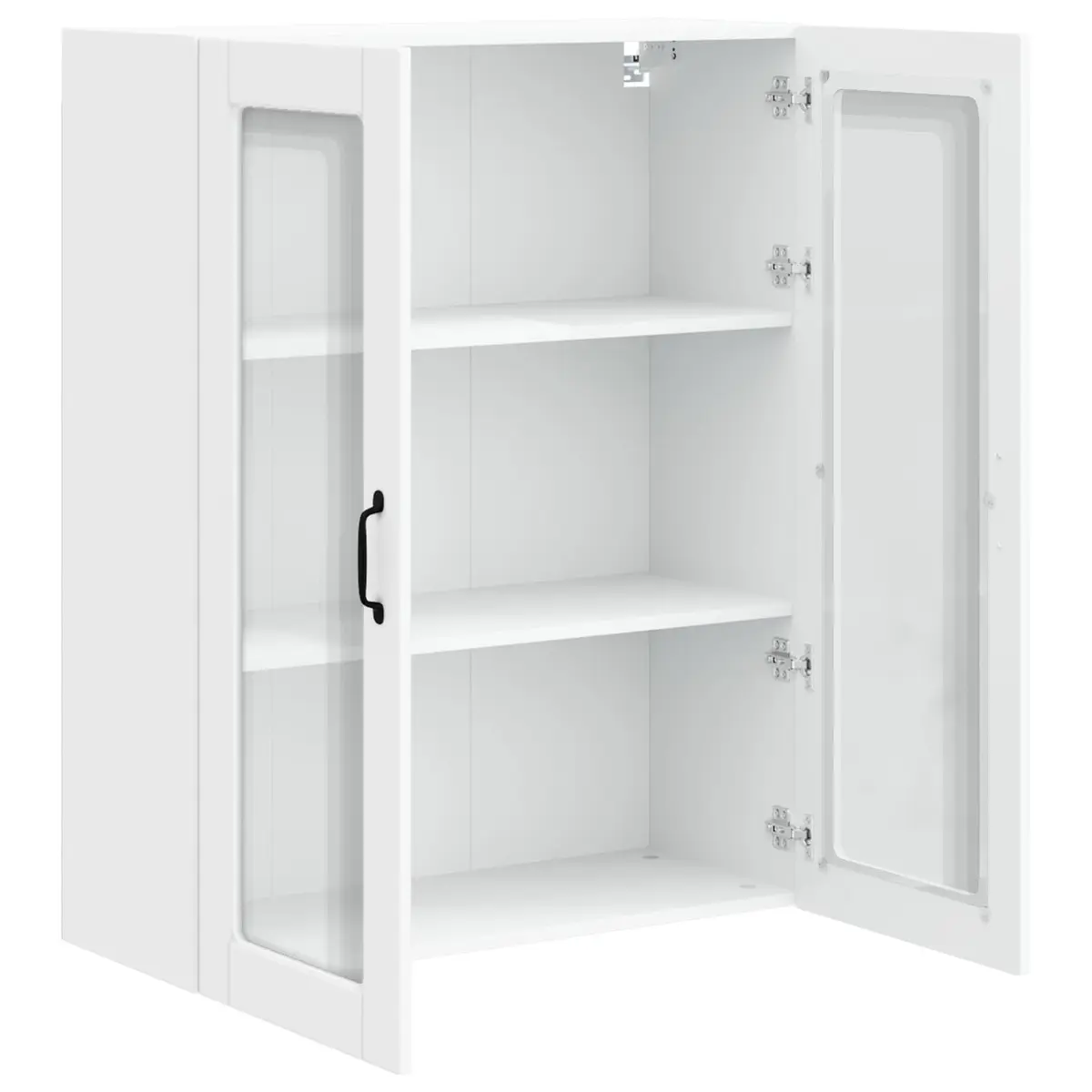White Engineered Wood Kitchen Cabinet, 80x31x100cm