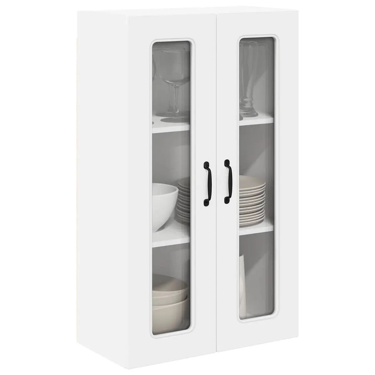 Kitchen Cabinet Storage Organiser Dishwasher Panel White Engineered Wood 60 x 31 x 100 cm