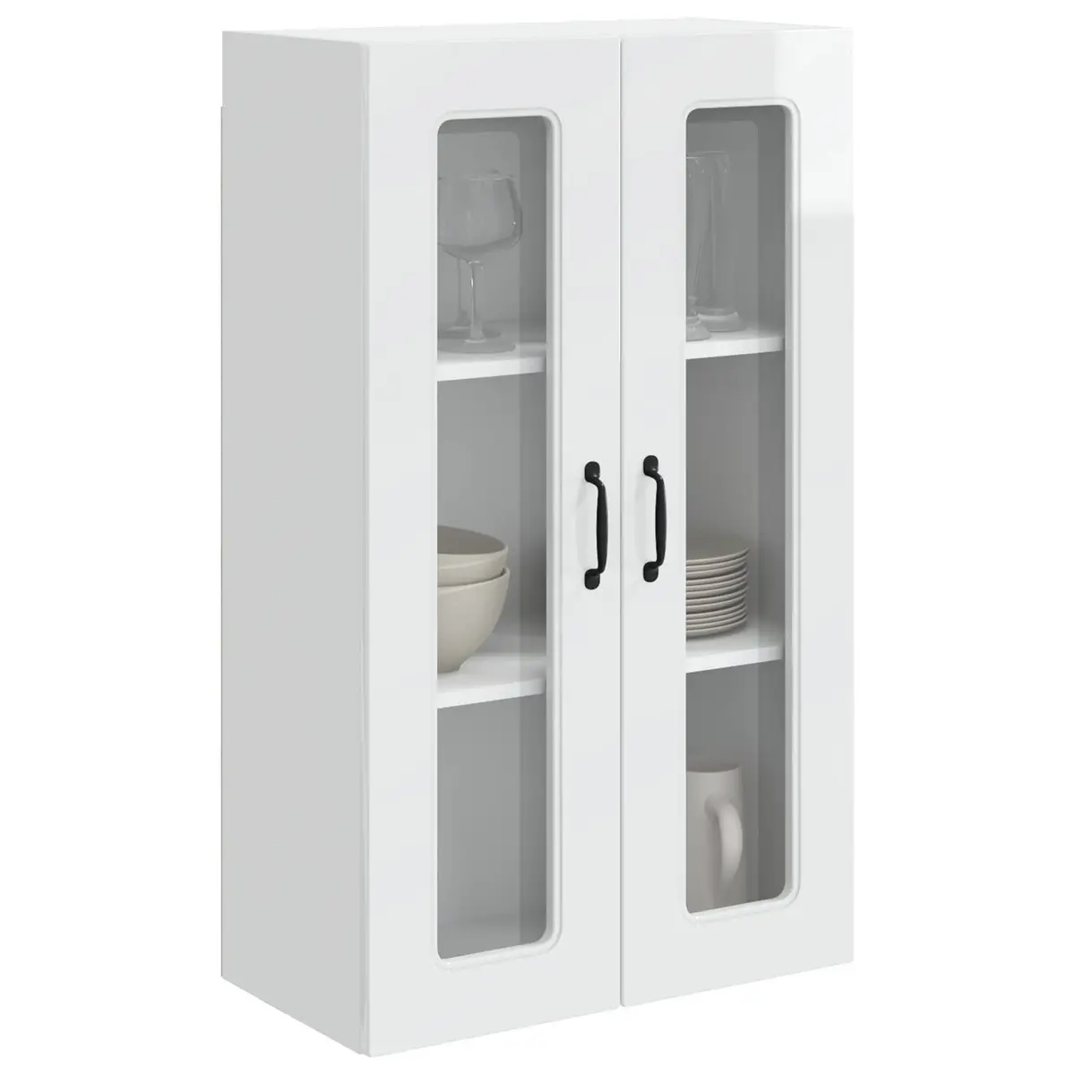 Dishwasher Panel Kitchen Cabinet Storage Cupboard 60x31x100cm High Gloss White