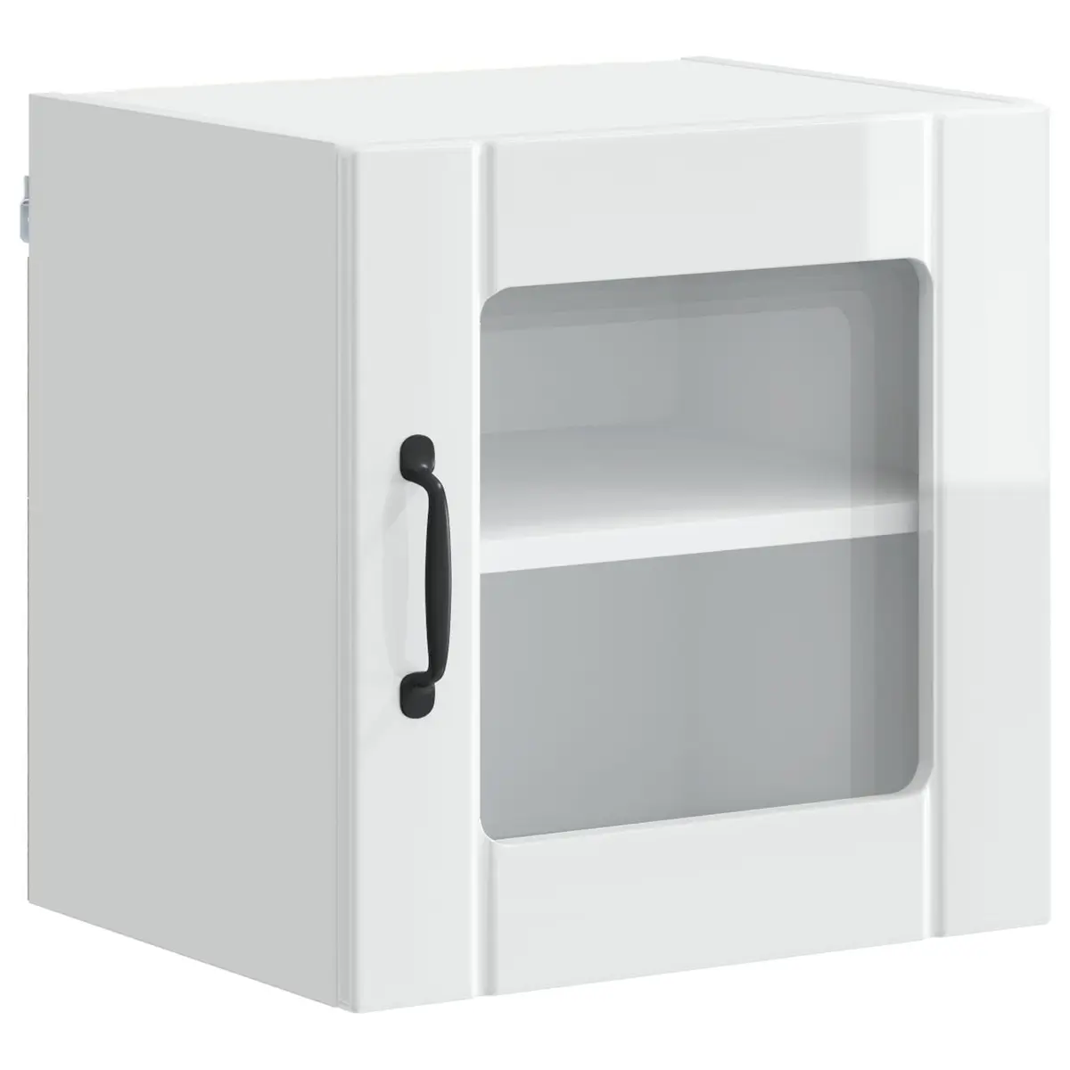 High Gloss White Glass Cabinets for Kitchen