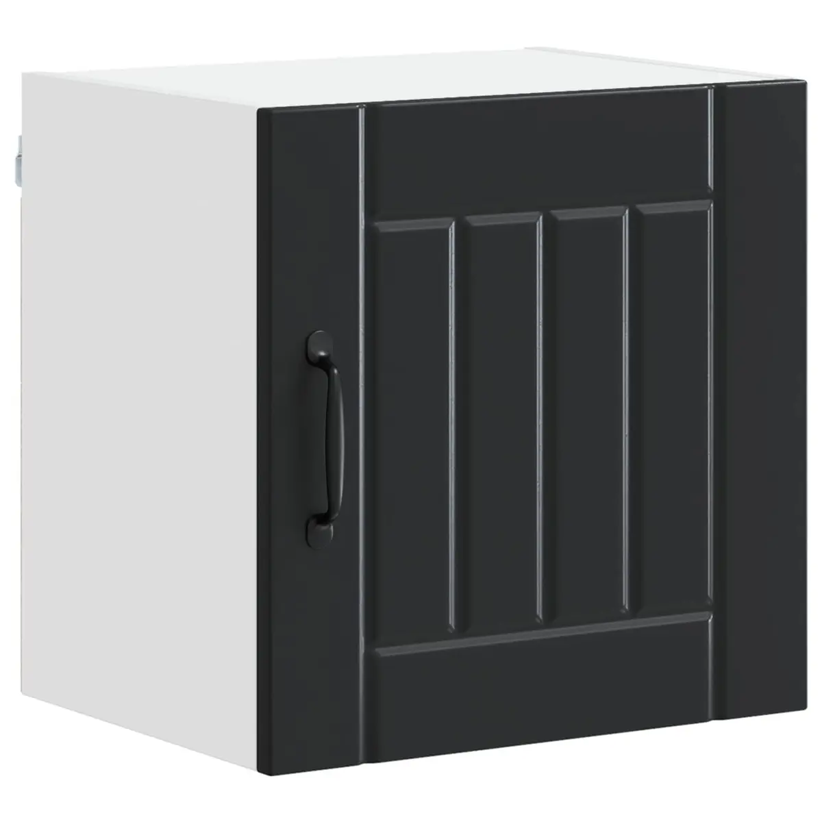 Wall Cabinet Kitchen Storage Dishwasher Panel Black 40 x 31 x 40 cm Modern