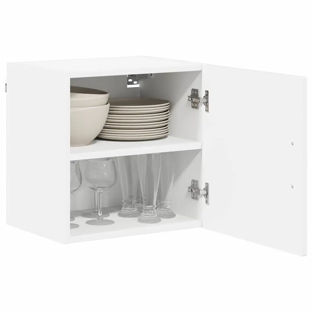 Wall Cabinet High Gloss White Kitchen Storage Unit Engineered Wood Dishwasher