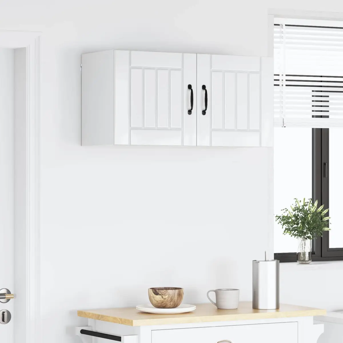 High Gloss White Kitchen Storage Solutions