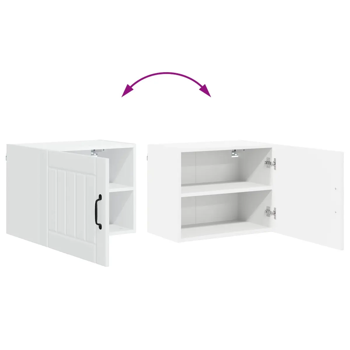 Wall Cabinet White Dishwasher Panel Engineered Wood Kitchen Storage Furniture