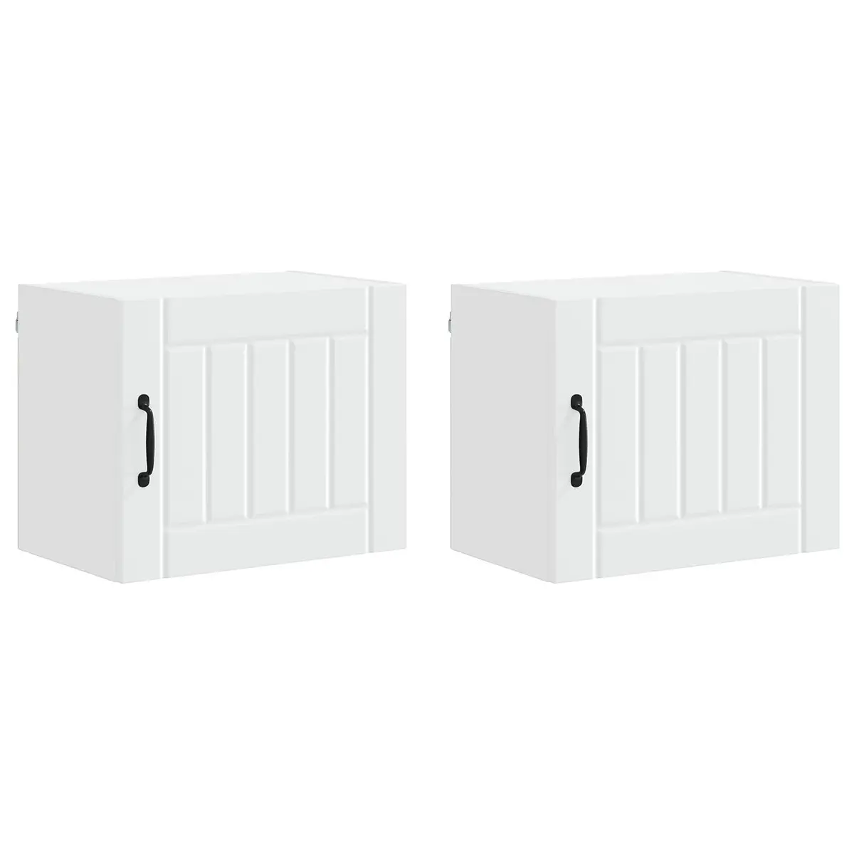 White Wall Cabinets for Kitchen Use