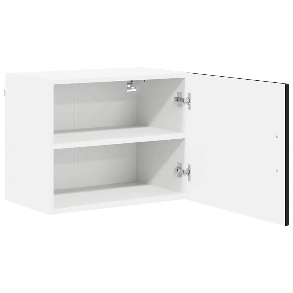 Black Wall Cabinet for Kitchen Organization