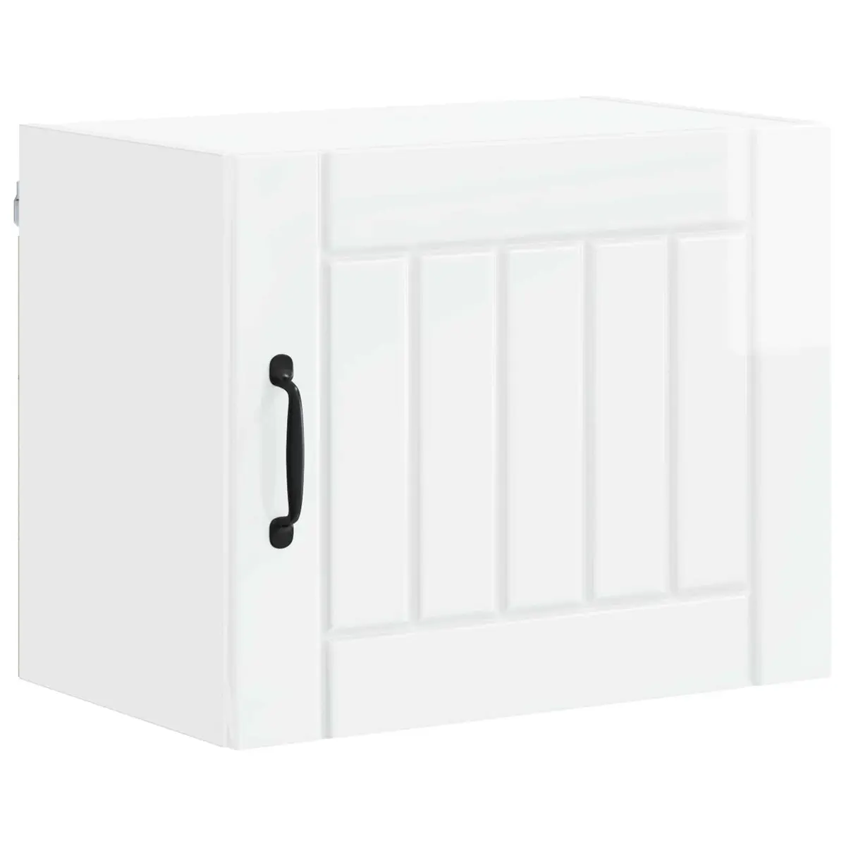 Wall Cabinet Dishwasher Panel Engineered Wood High Gloss White 50x31x40 cm