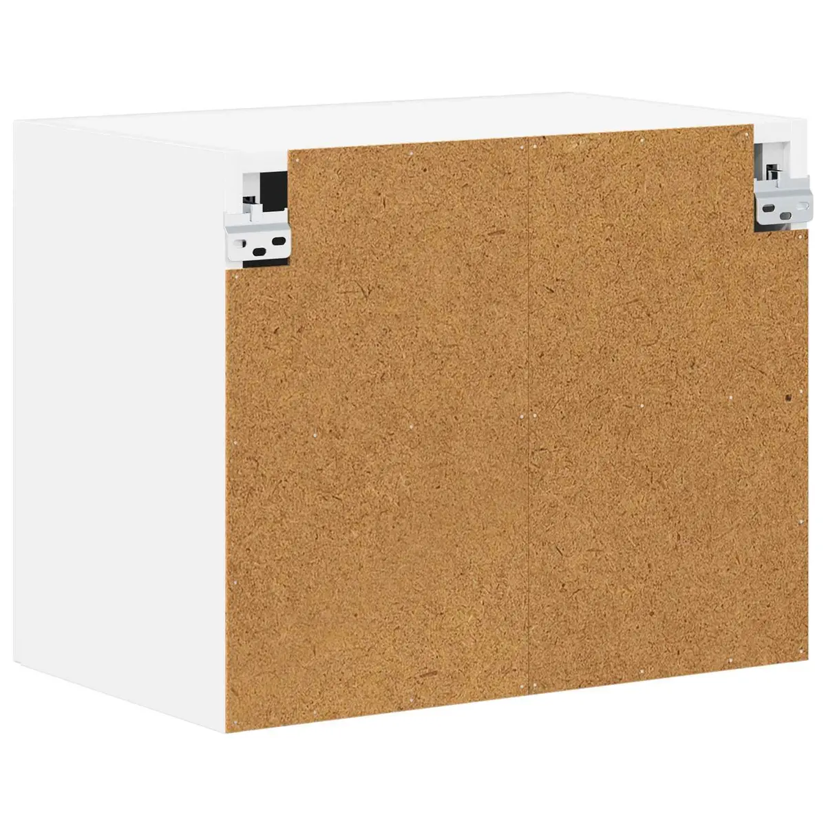Wall Cabinet Dishwasher Panel Engineered Wood High Gloss White 50x31x40 cm