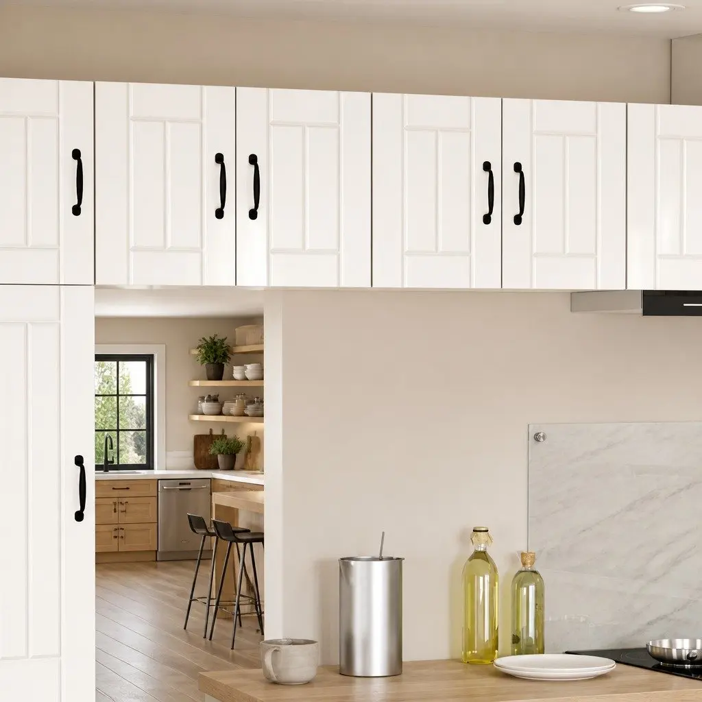 Kitchen Wall Cabinet with a Modern Finish