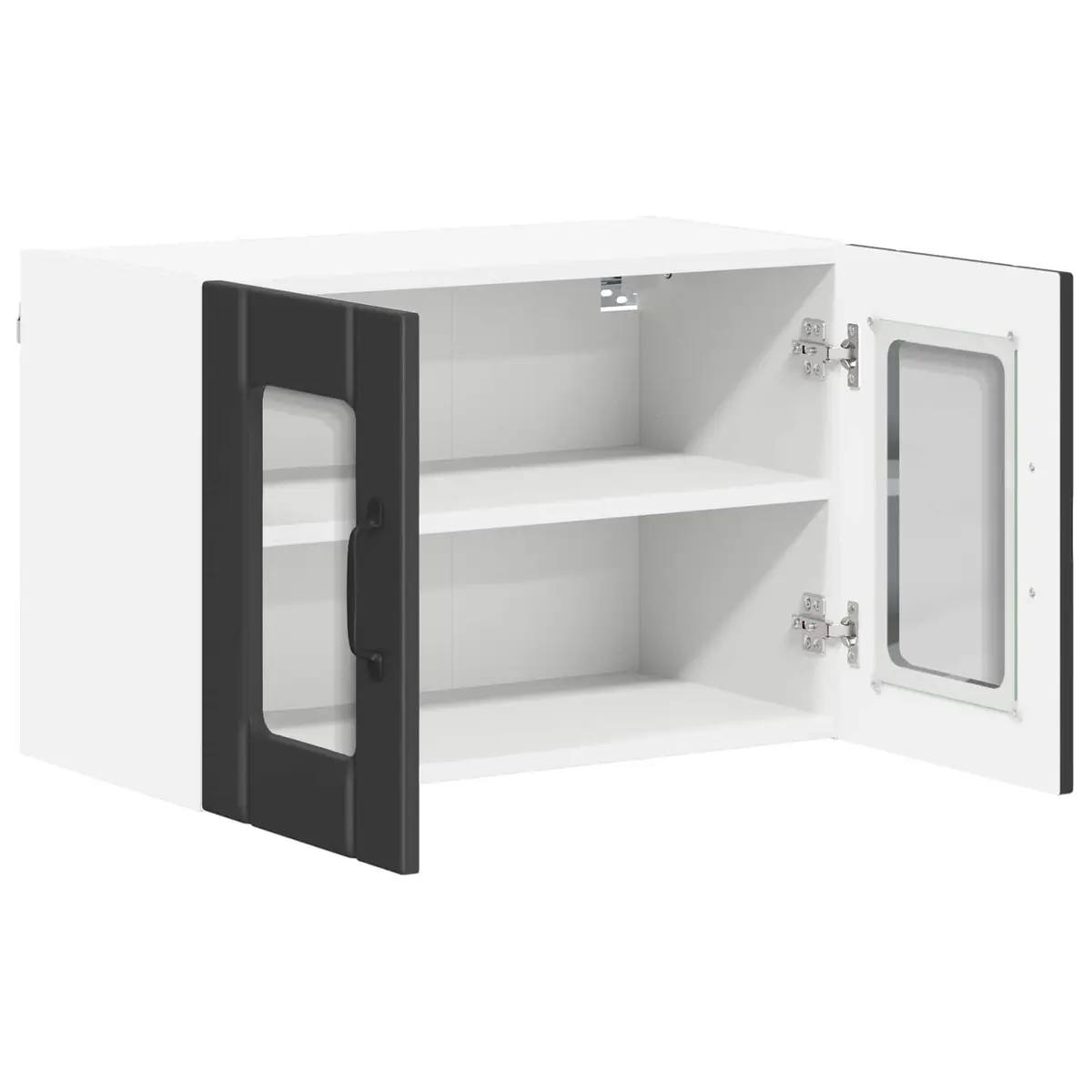 Black Wall Cabinet for Kitchen Storage Needs