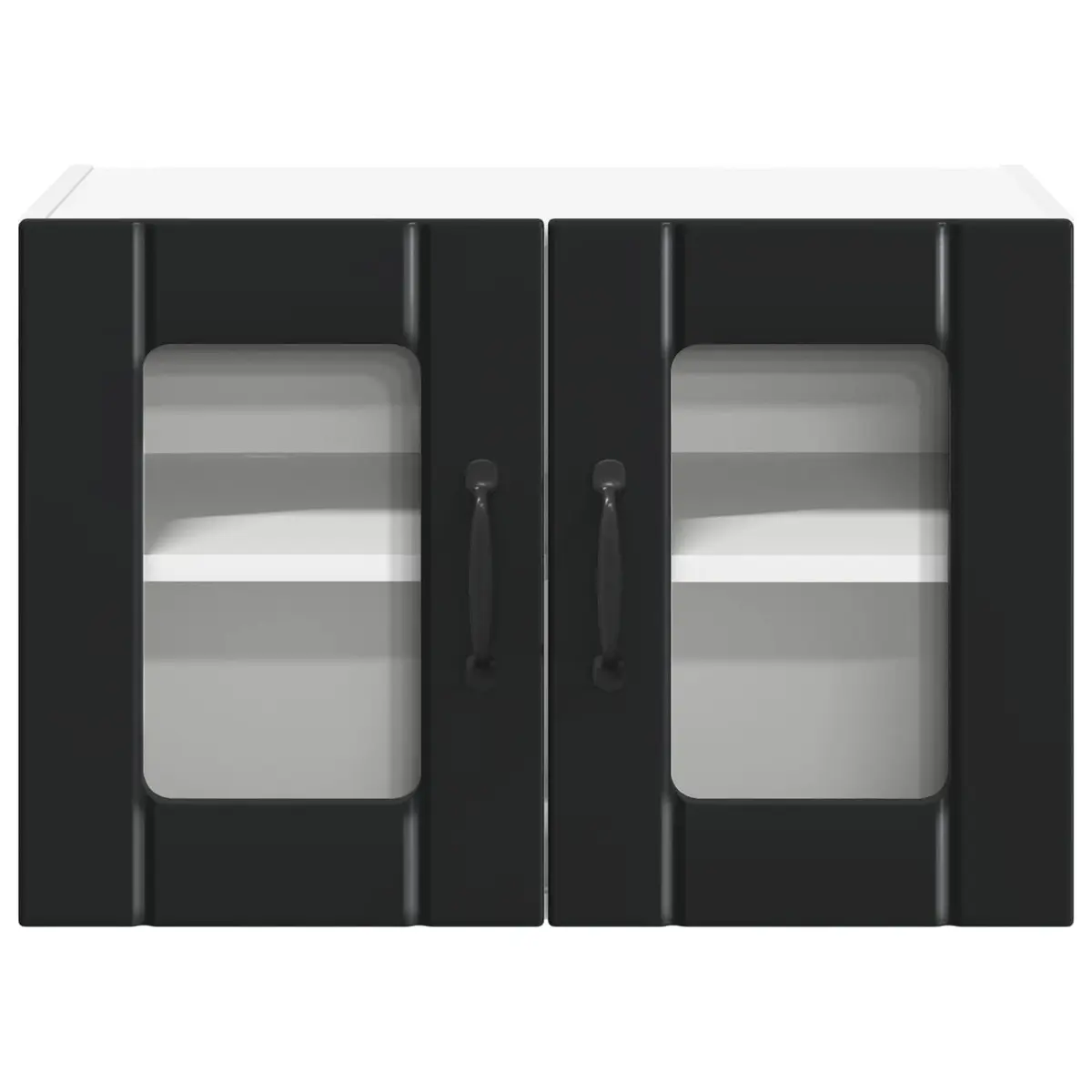 Black Wall Cabinet for Kitchen Storage Needs