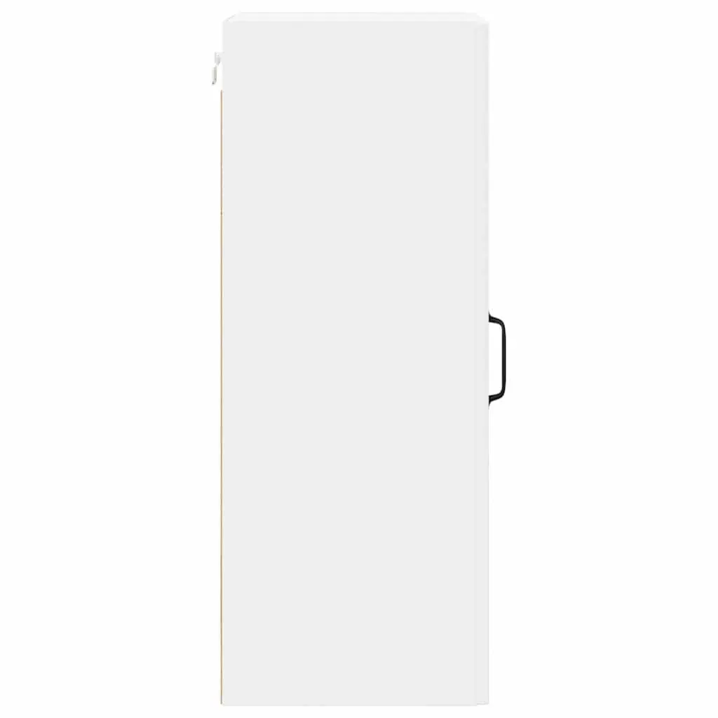 Wall Cabinet Kitchen Storage 30 x 31 x 80 cm White Engineered Wood Modern