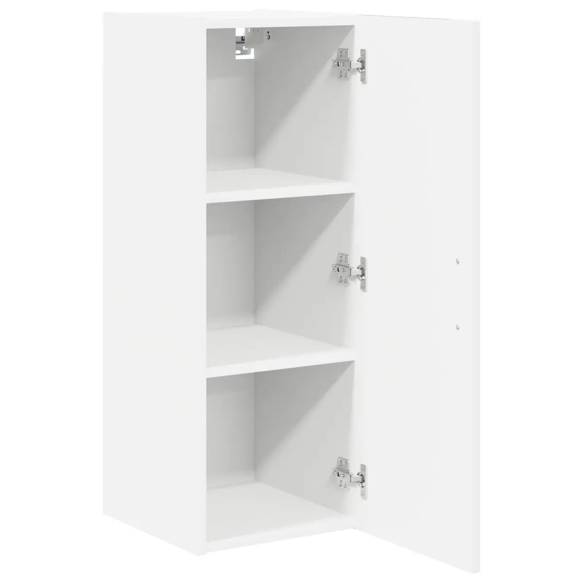 White Wall Cabinet for Kitchen Storage