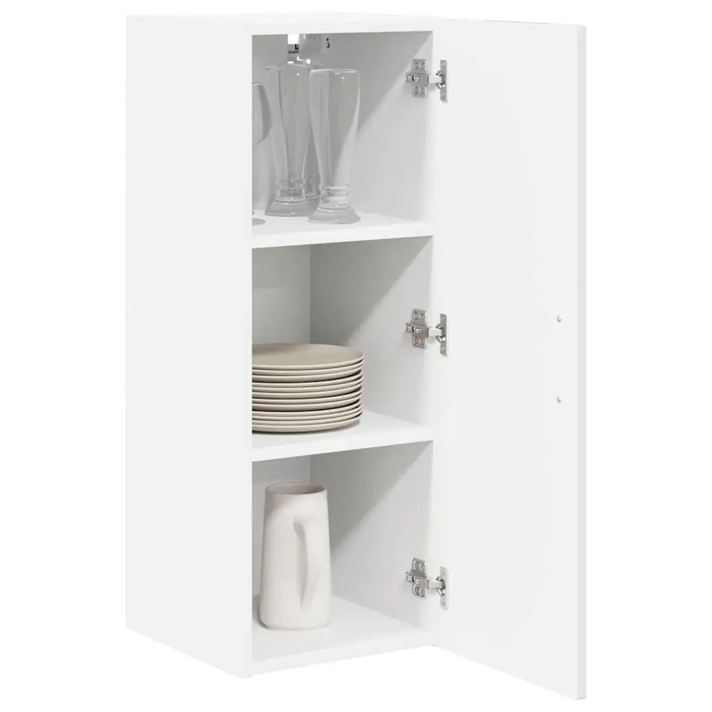 Wall Cabinet Kitchen Storage Dishwasher Panel High Gloss White Modern Design