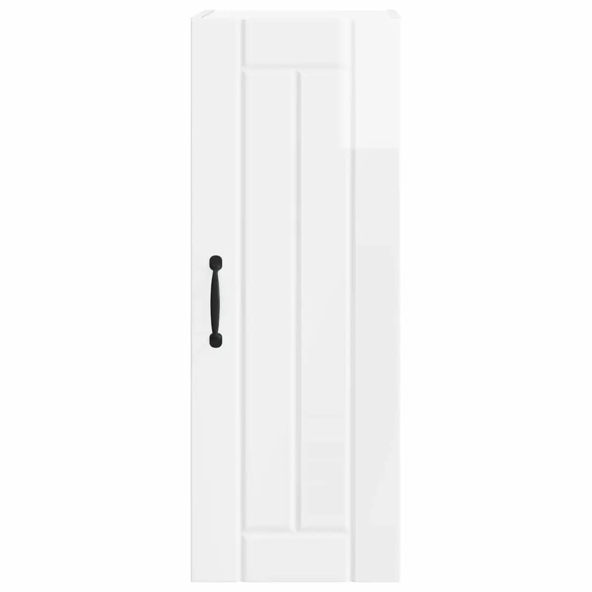 Wall Cabinet Kitchen Storage Dishwasher Panel High Gloss White Modern Design